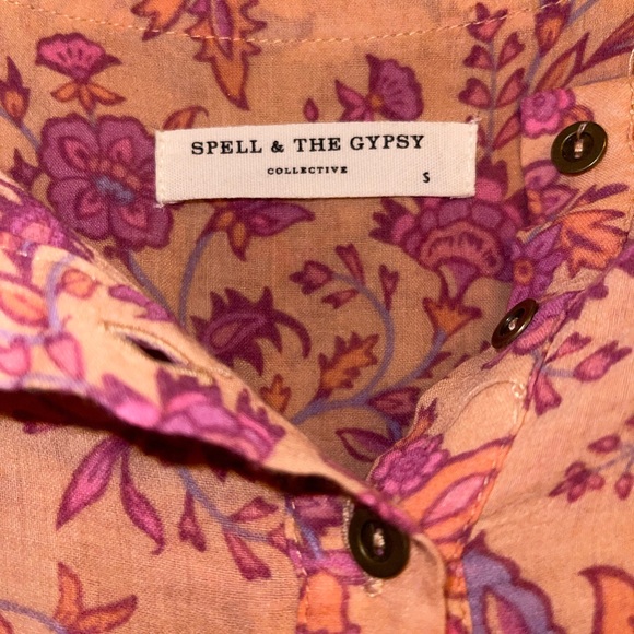 SPELL FOLK SONG STRAPPY DRESS Size S EUC - Picture 4 of 4